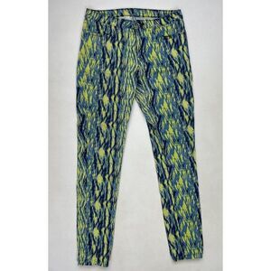 Levi's Skinny Jeans in Blue and Yellow Abstract Print Size 28